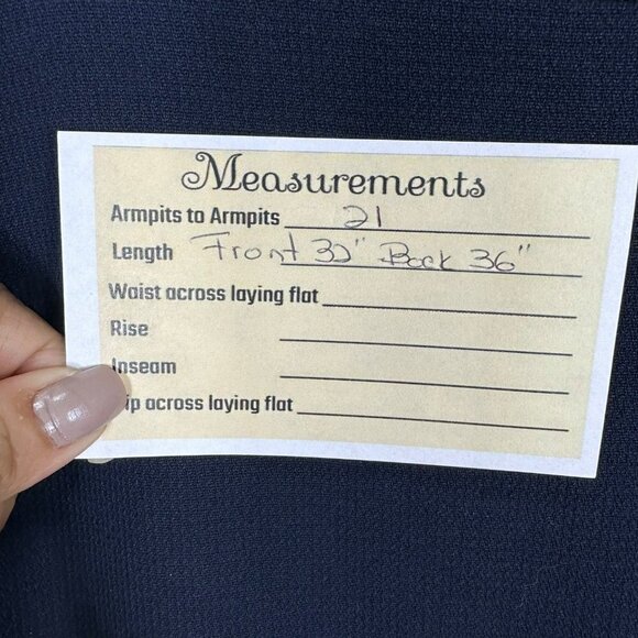 Zara Navy Blue Dress Round Neckline Zipper in the Back Size Small - Picture 16 of 16